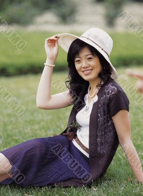 Aisan Young Woman