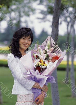 Aisan Young Woman