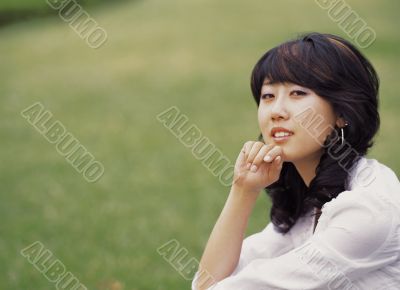 Aisan Young Woman