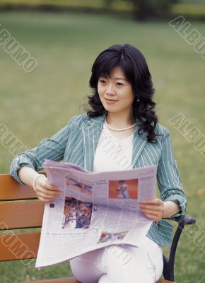 Aisan Young Woman