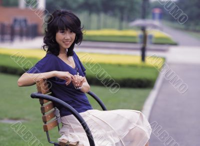 Aisan Young Woman
