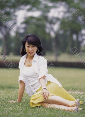 Aisan Young Woman
