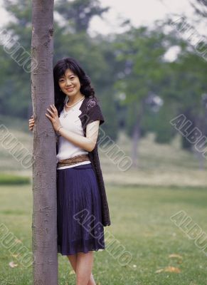 Aisan Young Woman