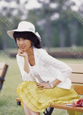 Aisan Young Woman