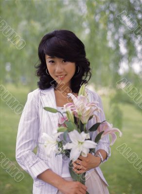 Aisan Young Woman