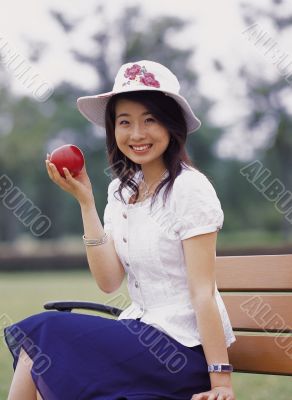 Aisan Young Woman