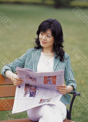 Aisan Young Woman