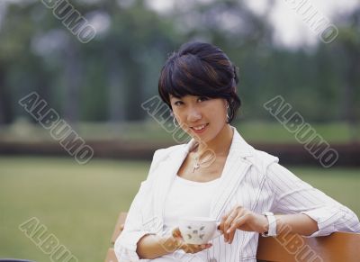 Aisan Young Woman