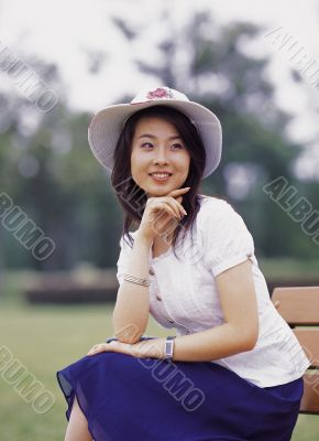 Aisan Young Woman