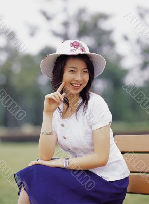 Aisan Young Woman