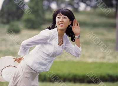 Aisan Young Woman