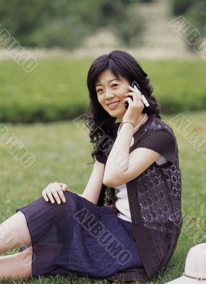 Aisan Young Woman