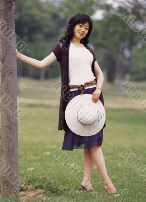 Aisan Young Woman