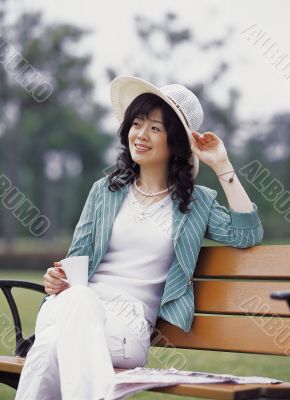 Aisan Young Woman