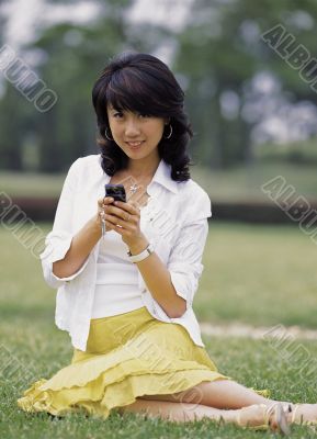 Aisan Young Woman