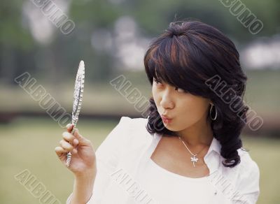 Aisan Young Woman
