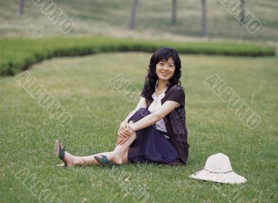 Aisan Young Woman
