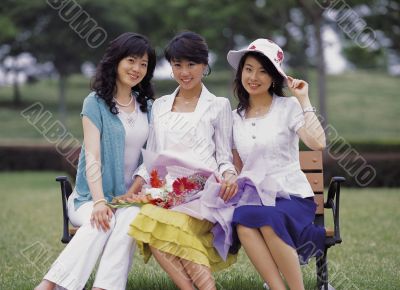 Aisan Young Woman