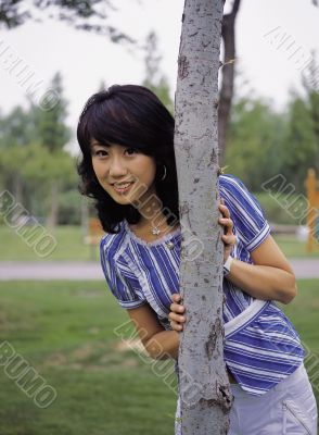 Aisan Young Woman