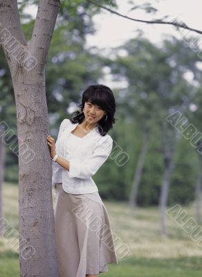 Aisan Young Woman