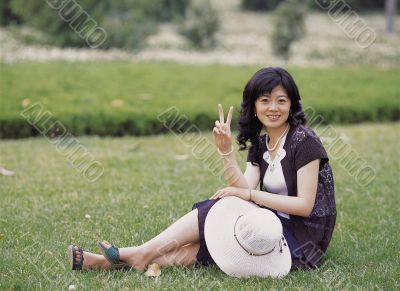 Aisan Young Woman