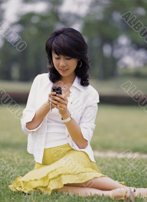 Aisan Young Woman