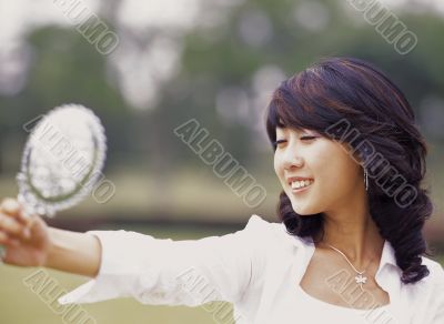 Aisan Young Woman