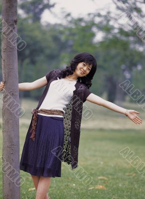Aisan Young Woman