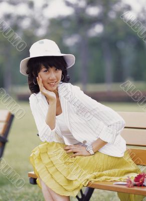 Aisan Young Woman