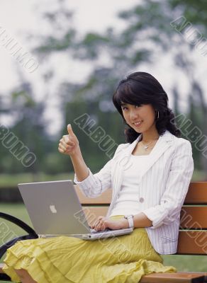 Aisan Young Woman