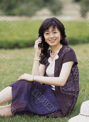 Aisan Young Woman