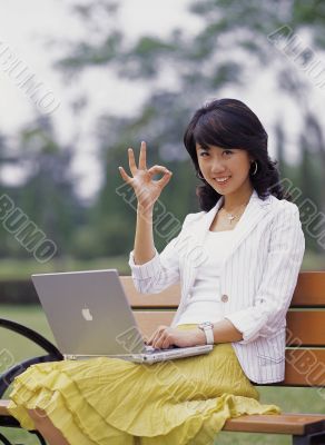 Aisan Young Woman