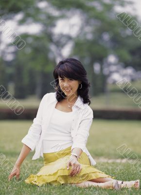 Aisan Young Woman