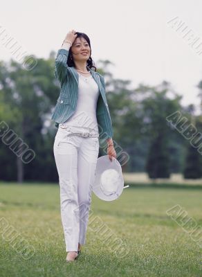 Aisan Young Woman