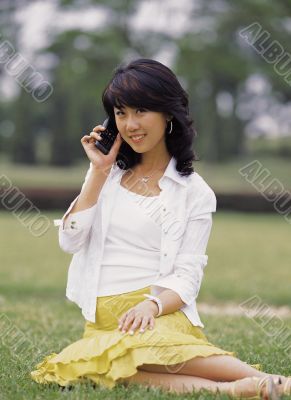 Aisan Young Woman