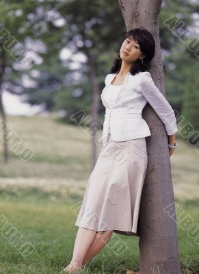 Aisan Young Woman