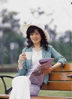 Aisan Young Woman