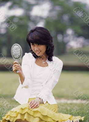 Aisan Young Woman