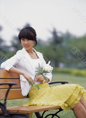 Aisan Young Woman