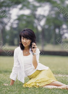 Aisan Young Woman