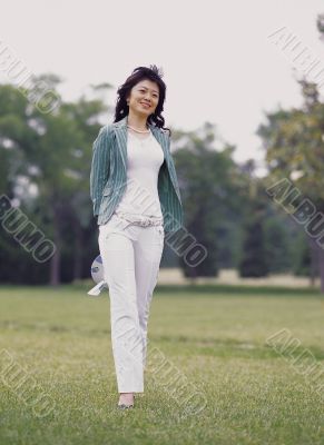 Aisan Young Woman