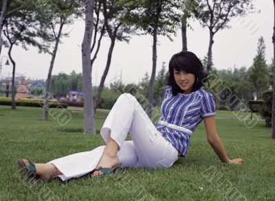 Aisan Young Woman