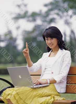 Aisan Young Woman