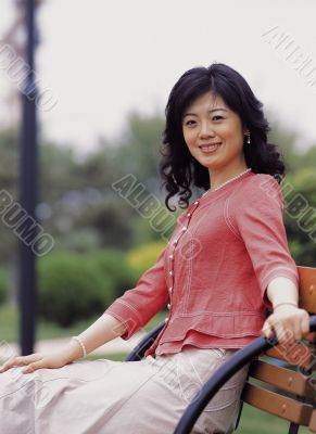 Aisan Young Woman
