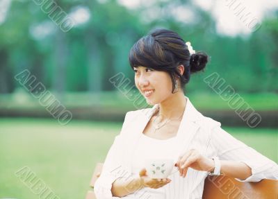Aisan Young Woman
