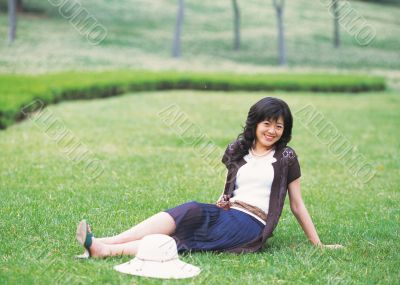 Aisan Young Woman