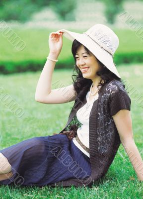 Aisan Young Woman