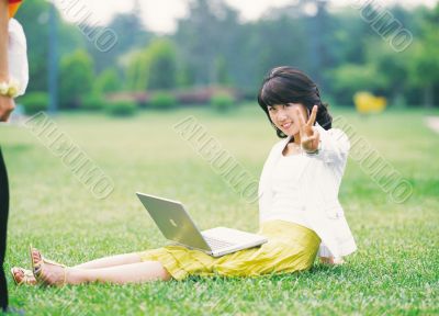 Aisan Young Woman