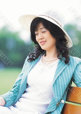 Aisan Young Woman