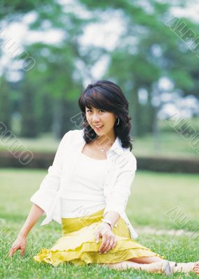 Aisan Young Woman